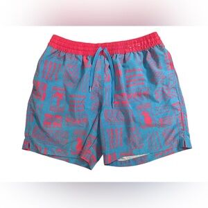Chubbies Swim Trunks Shorts Men’s Large 5.5" Lined Beach Swim Pool Colorful
